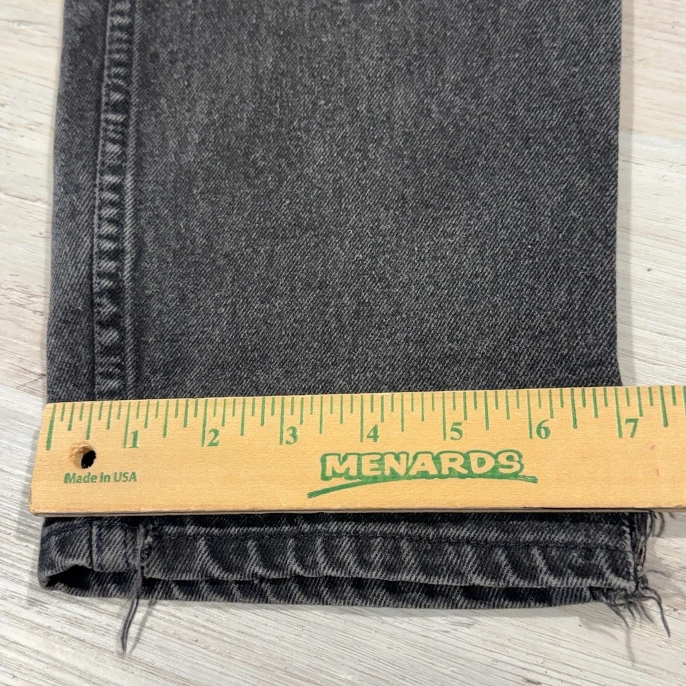 VTG Levi's 550 Jeans Men 32x32 Orange‎ Tab Black Relaxed Fit 90s *READ*